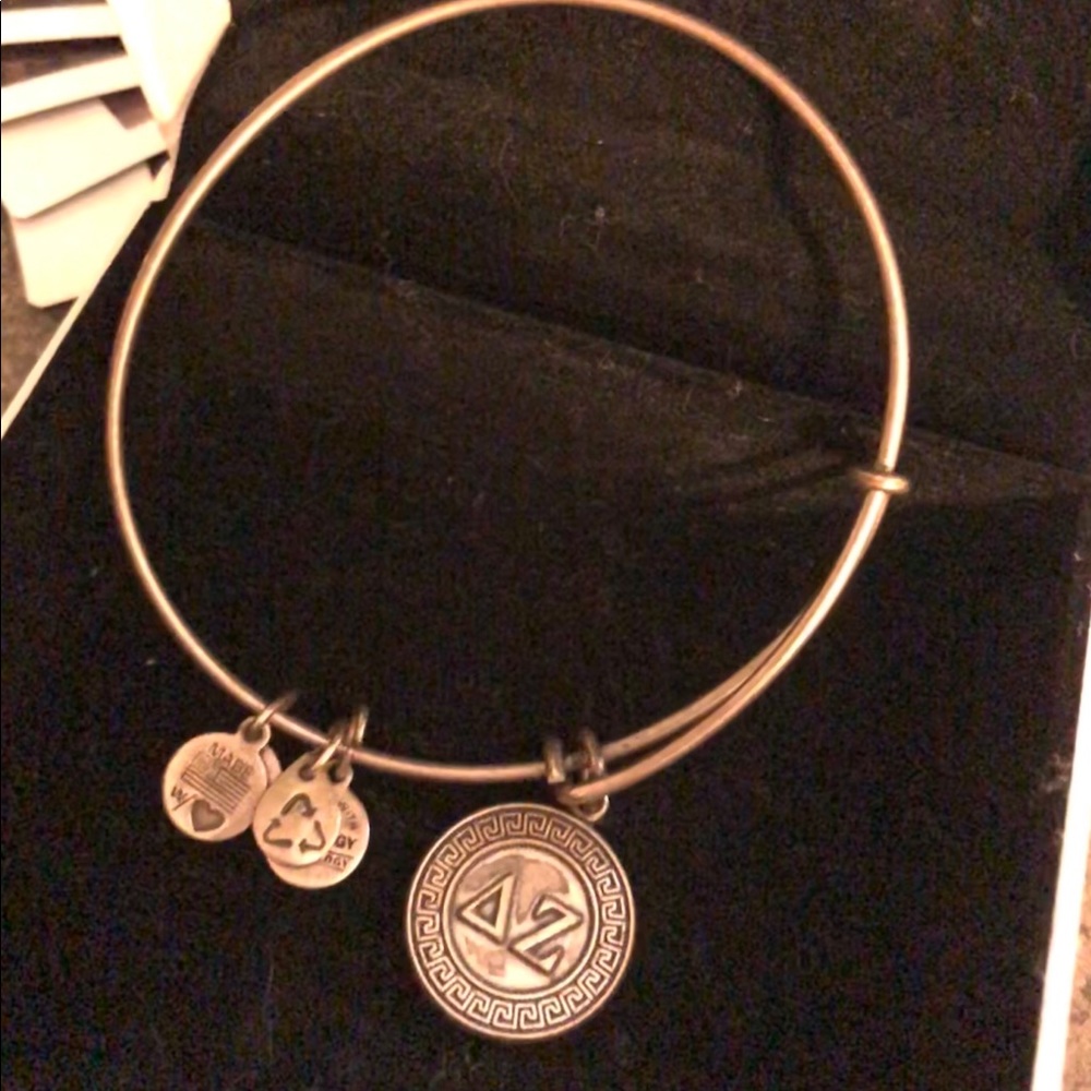Alex and ani delta zeta charm bracelet
